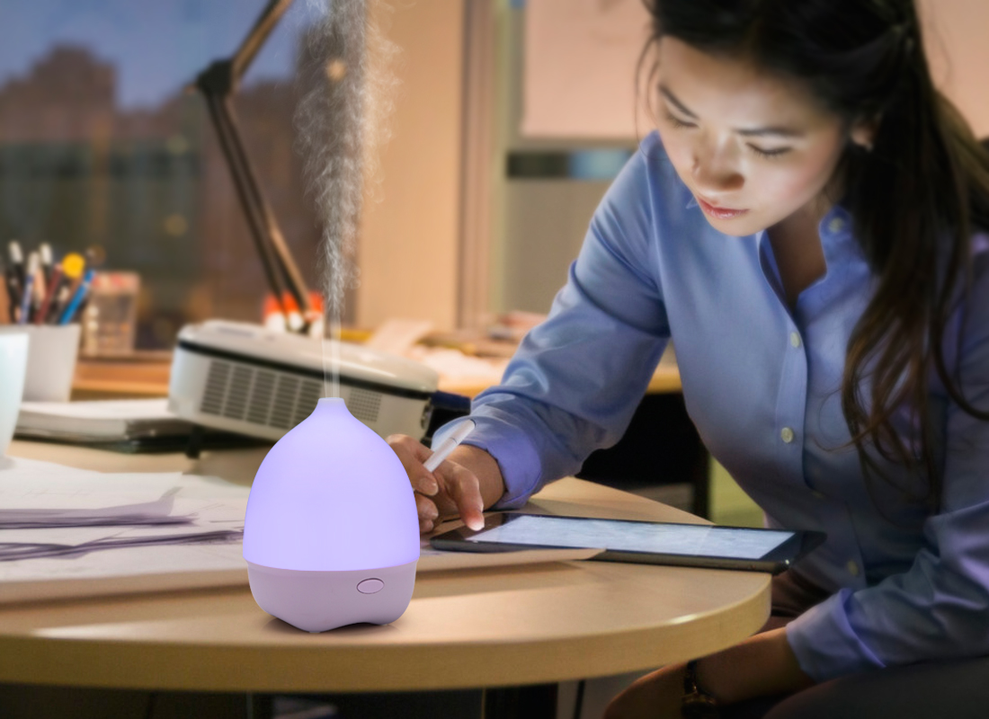 7 Colors Changing LED Light Ultrasonic USB Fragrance Oil Diffuser