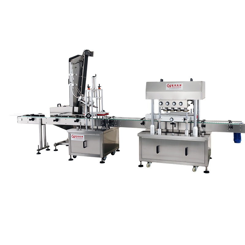 Plastic Bottle Cap 8 Wheels Rotary Screw Capping Machine with Mechanical Driven Type