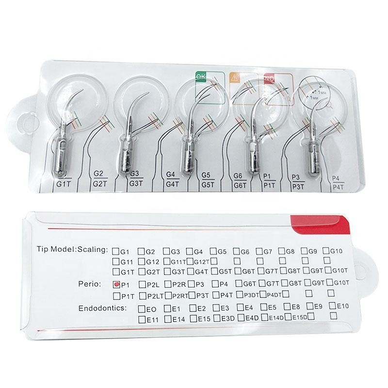 Silver Dental Ultra Sonic Scaler Tips Stainless Steel Multipurpose