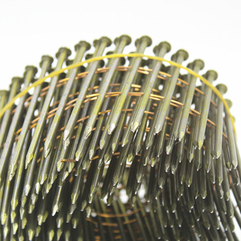 15 Degree Galvanized Wooden Pallet Coil Nails 3-1/4&quot; 83mm