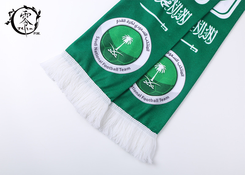 Printing Club Football Team Scarves Saudi Arabia For Adults
