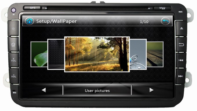 Ouchuangbo Car Radio DVD Player GPS Navi HD Video for Volkswagen Magotan Golf 5 2006-2012 OCB-8008A