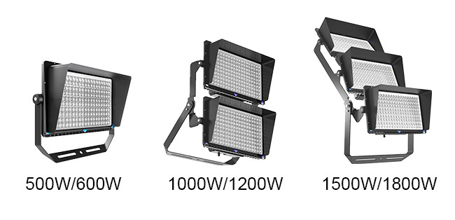 160LM Stadium Led Flood Light 1500w Lumileds Ultra Bright SMD 3030/5050 For Golf Courses