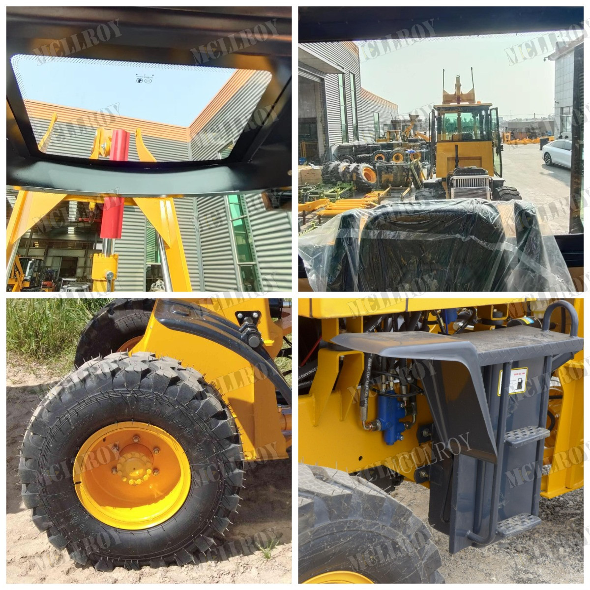 Mini Compact Eu 2 Wheel Loader Machine Isuzu Axle 1500kg Load