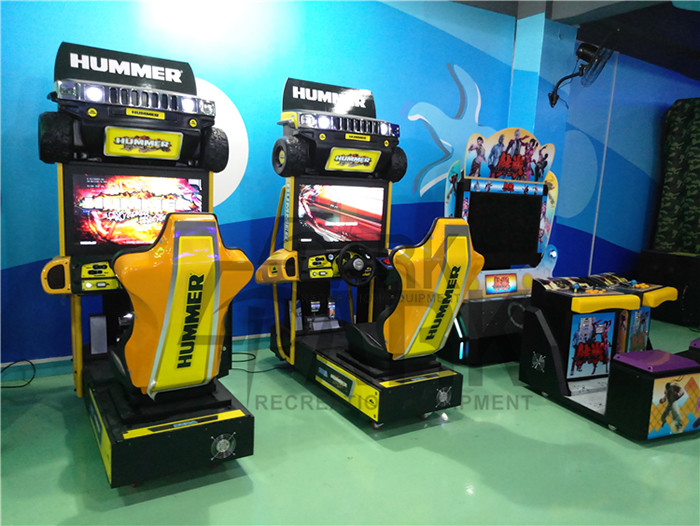 Hd Screen Hummer Auto Arcade Driving Simulator L1000*W1575*H2100