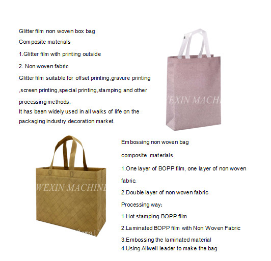 Non Woven Box Bag Making Machine