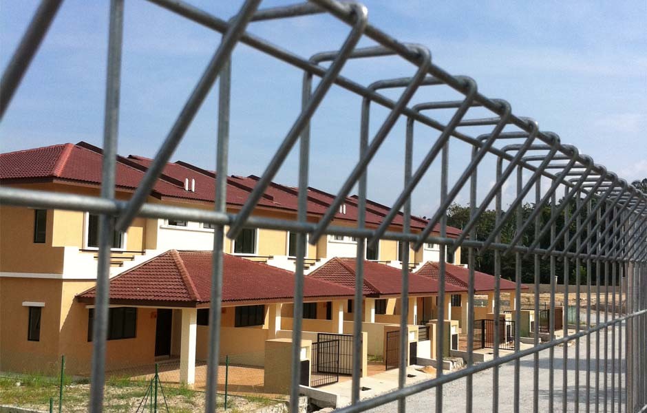 Decorative Triangle Bending BRC Park 5mm Roll Top Mesh Fencing