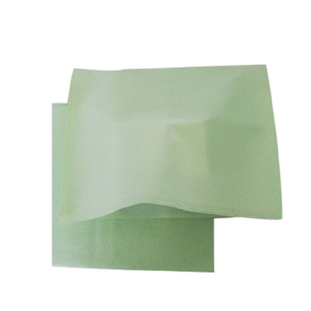 Medical Disposable White Tissue paper + PE film laminated Headrest Cover For Dental