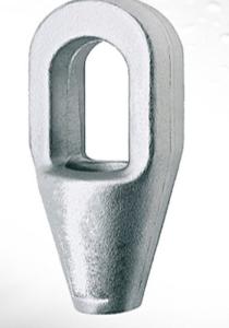 Buy cheap G417 Wire Rope Grooved Closed Spelter Socket Hot DIP Galvanized product