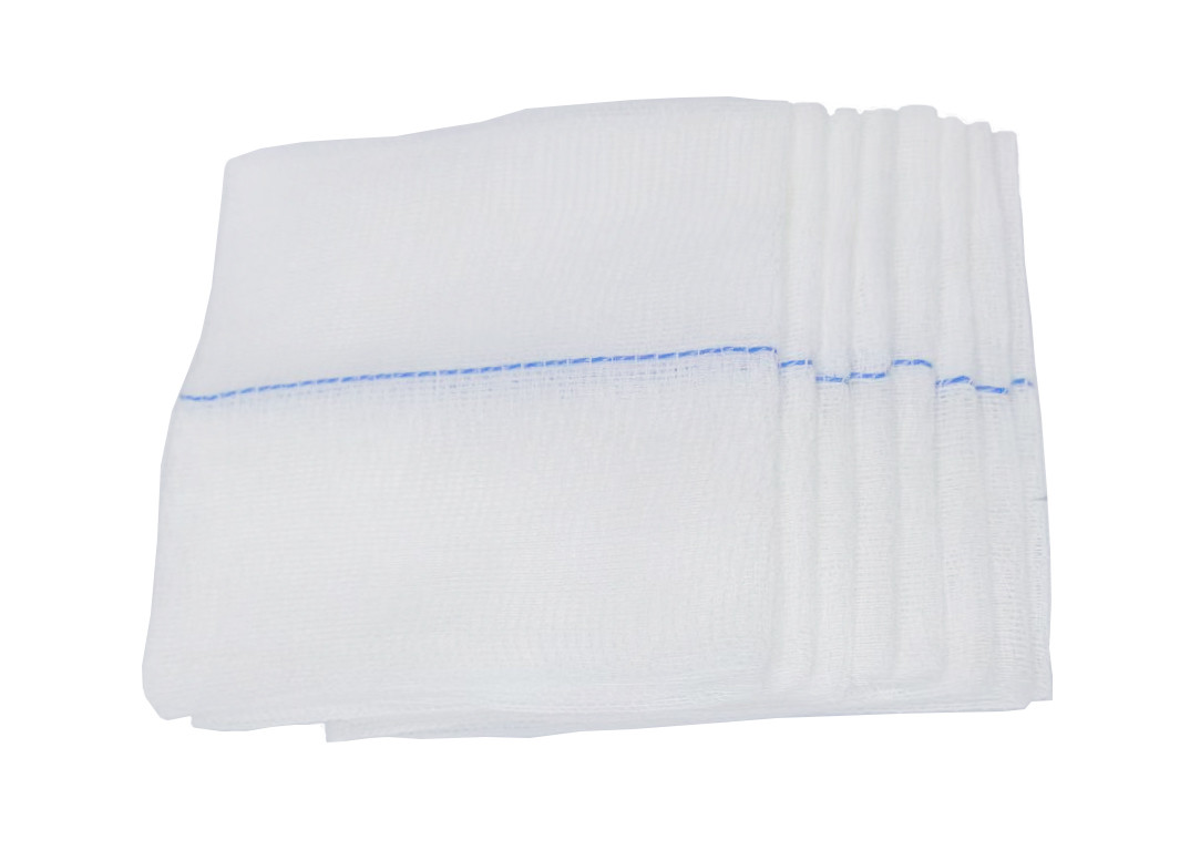 Medical Compress Cotton Gauze Swab Wound Dressing 4" X 4" 8ply 15 Thread
