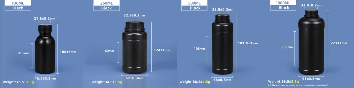 Leakproof HDPE Plastic Chemical Bottle With Explosion-proof Cover Durable And Practical Chemical Resistant Bottle