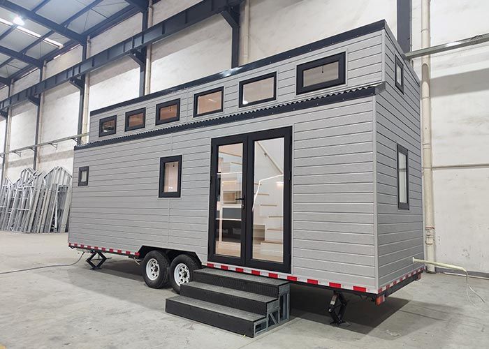 AS/NZS Standard Light Steel Prefab Tiny Home On Wheels Steel Structure Mobile Home Cider Box