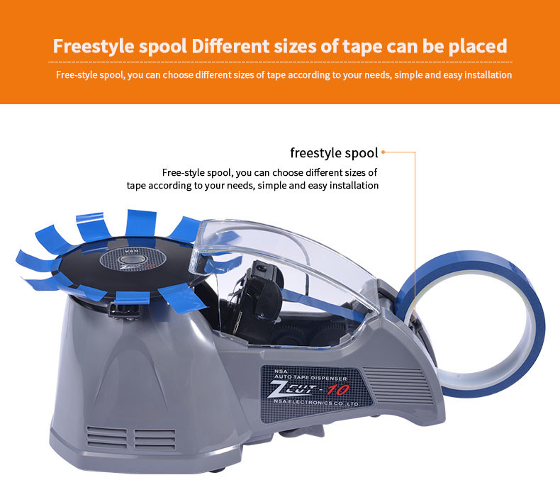 110V Turntable Tape Dispenser Automatic Packing Tape Dispenser For Office