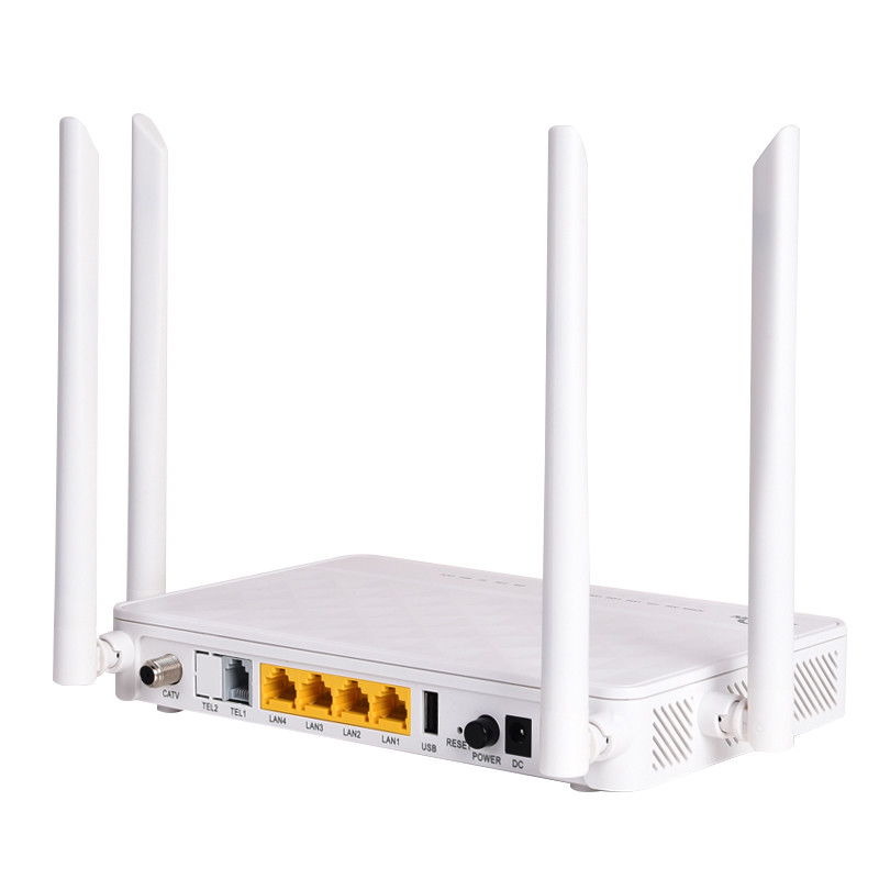 4GE VOIP 2.4G 5G WIFI CATV ONU GPON CATV FTTH XPON ONU