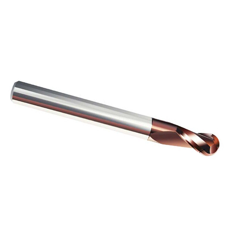 Solid 2 Flutes R3 Tungsten Carbide End Mills Hrc65 SX For High Hardness Steel