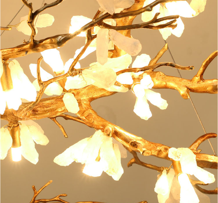 CE ISO9001 High End Custom Pendant Lights 10m2 To 15m2 Tree Branch Pendant Lights