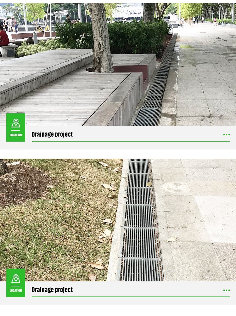 Trench Car Wash Floor Drain Grating Grate Stainless Steel Drainage Cover