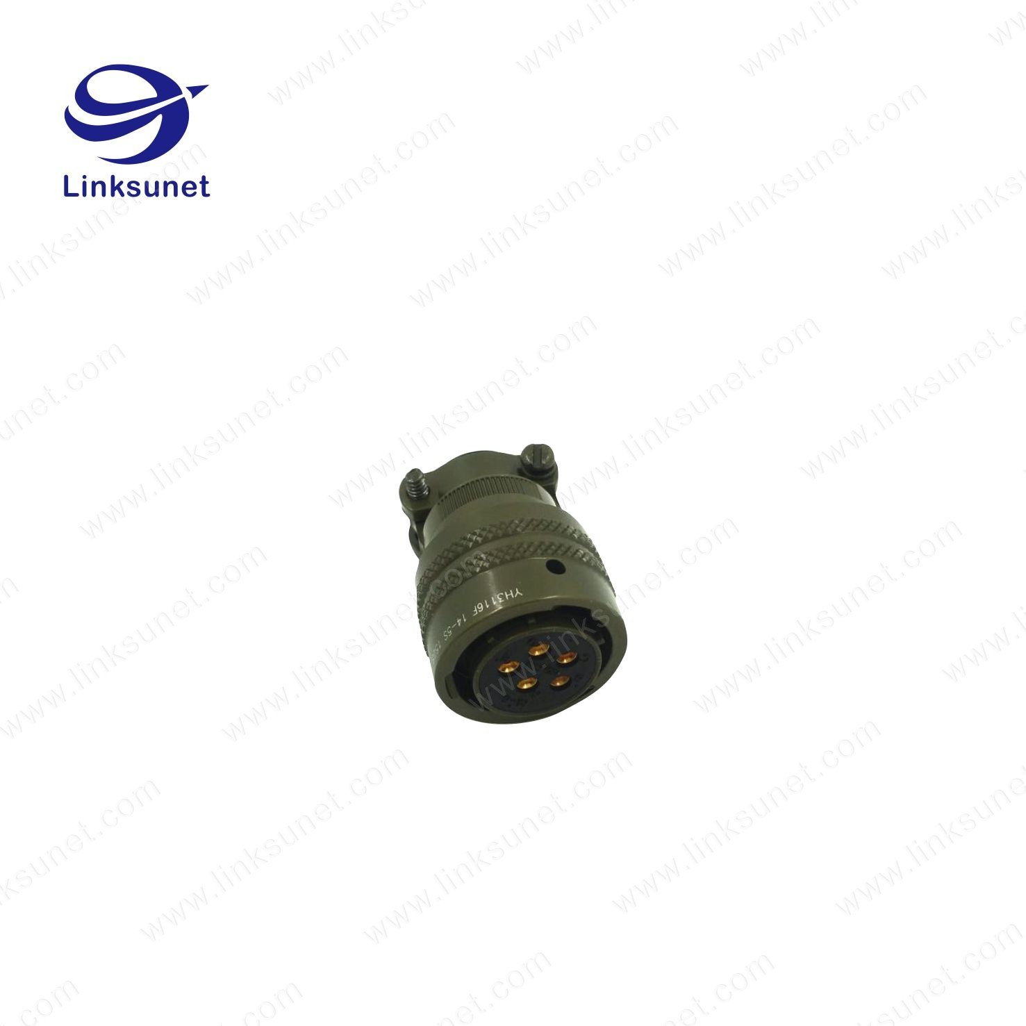 Ms3102 - 20 - 24p Female Sockets Circular Connector Cable Assembly LIYCY Cable 0.14 - 25C