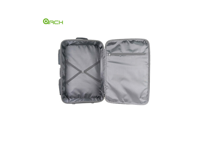 Multiple Pockets Soft Sided Luggage with Skate Wheels