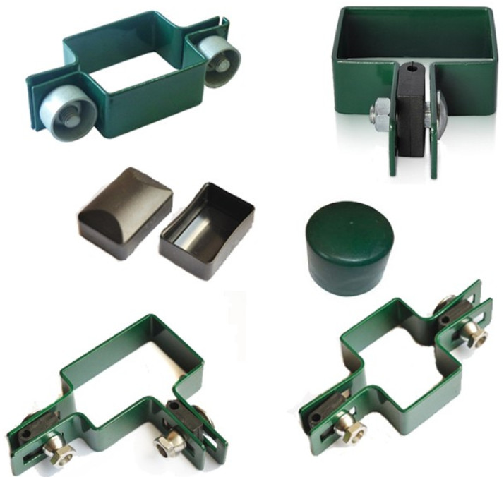 5.0mm Curved Beta Pvc Coated Garden Border Fence With Folds