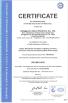 Dongguan Letaron Electronic Co. Ltd. Certifications