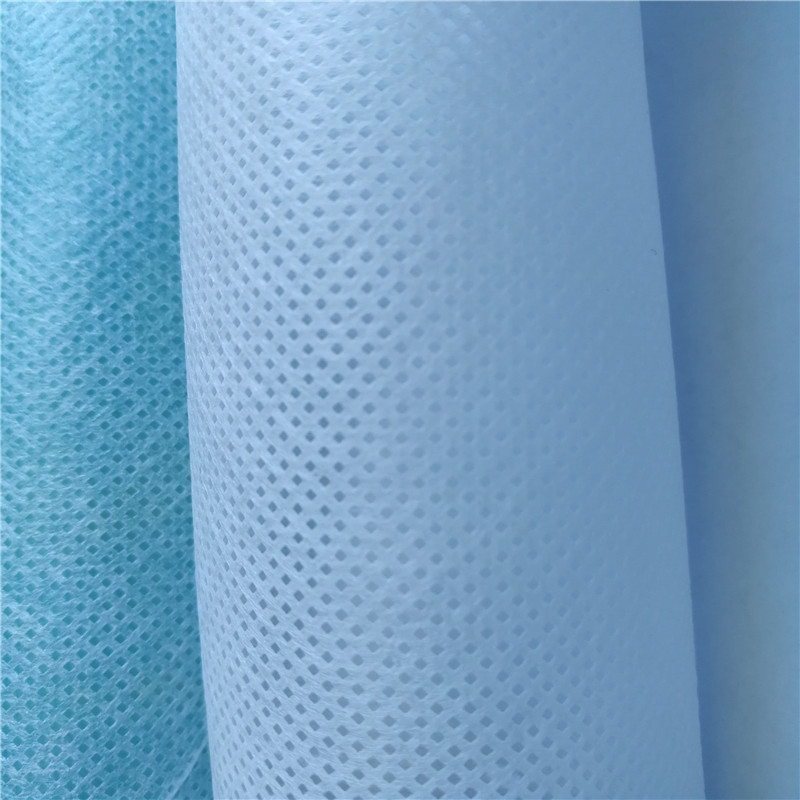 100% Polypropylene Spunbond Nonwoven Fabric Preforation Non Slip