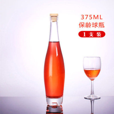 200ml-750ml Glass White Wine Bottle Vodka Bottle Water Bottle Cork with Custom Color