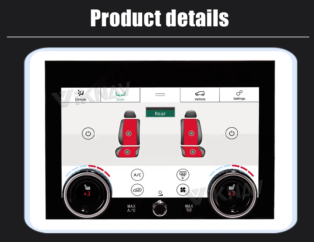 10.4 inch For Land Range Rover Vogue L405 AC Panel 2013-2017 Car air Conditioning Panel Climate Board AC Touch Screen