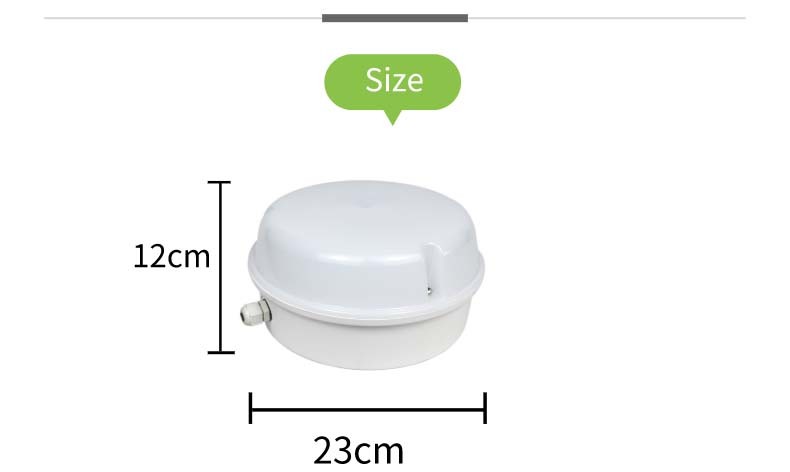3 Hours 15W 6500K Wall Mounted LED Emergency Light