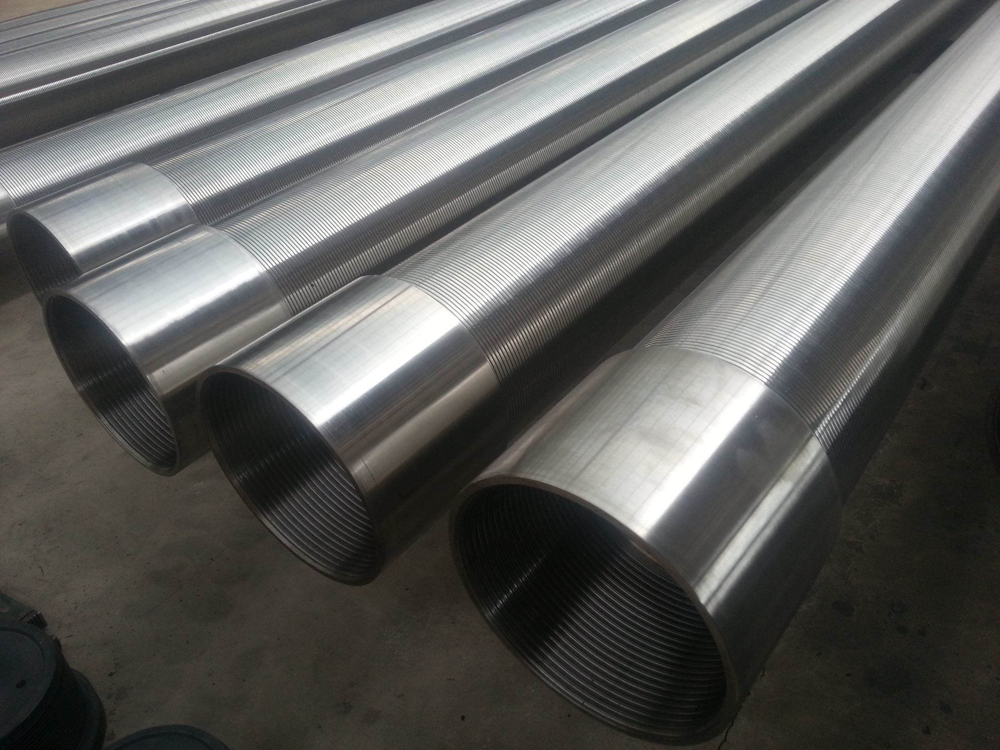 Wedge Wire Screen Tube / Dewatering Well Screen / Johnson Screen Pipe / Stainless Steel Slot Screens / V Wire Screens