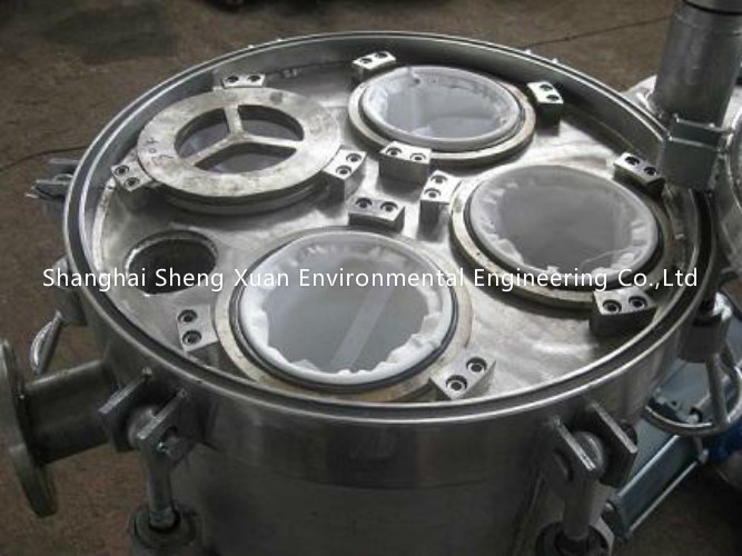 ISO Solvents Alkalis 70T/H SS316 Bag Filter Housing