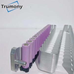 China Cylindrical Battery Aluminum Cooling Plate Micro Channel on sale