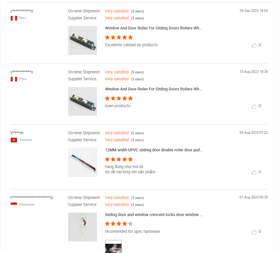 Small Window Glass Hinge in Aluminium Alloy with White Color and Friction Stay System