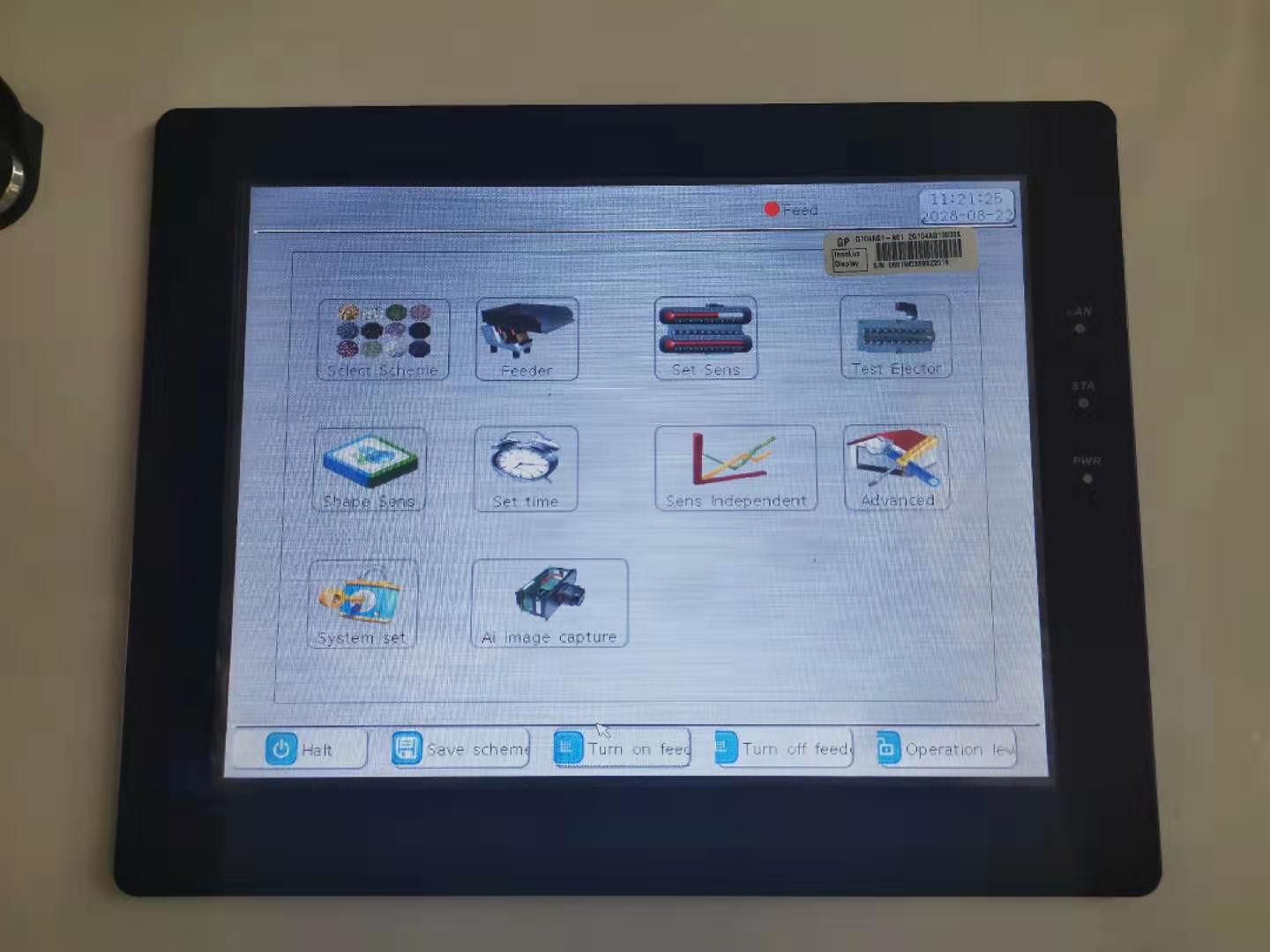Ccd Color Sorter Machine Exclusively For Real Time Sorting Application