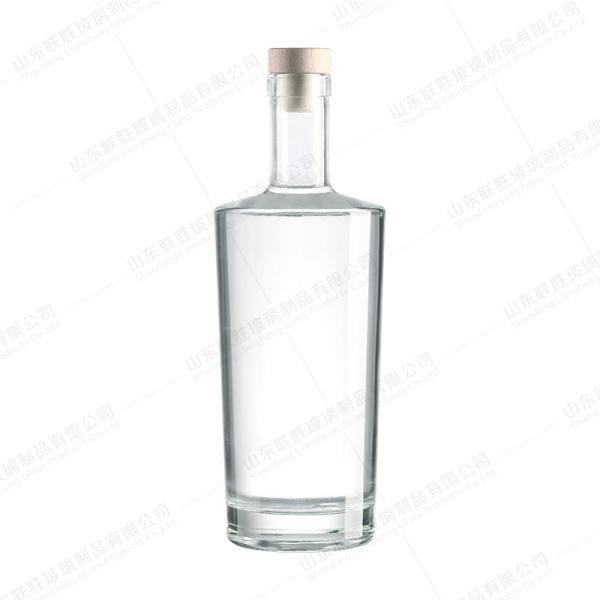 500ml Absinthe Round Glass Bottle with Long Neck Spirit Glass Bottle in