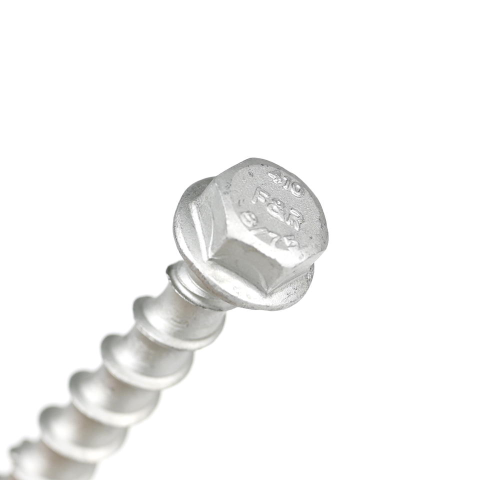 Carefully Crafted M8x75mm Flange Hexagon Head Concrete Screws Stainless Steel 410