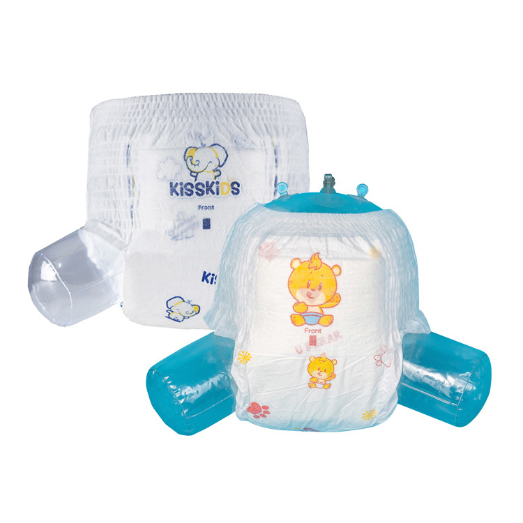 TUV Hot Rolling Non Woven Baby Pull Up Nappies Super Absorbent