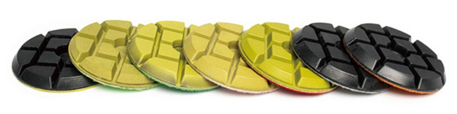 Thickness 10mm Diamond Floor Polishing Buffer Pads For Concrete 80mm 100mm