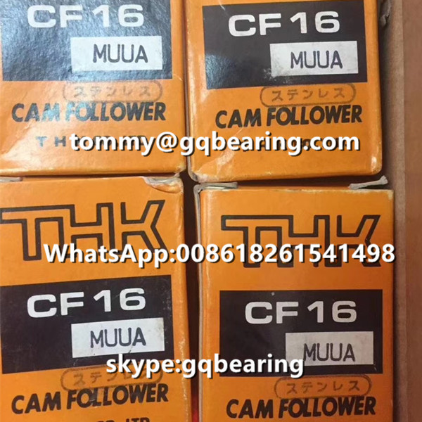 Japan Origin THK CF16MUUA Stainless Steel Material Cam Follower Bearing