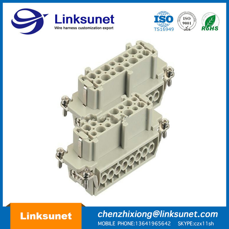 Two Modula Industrial Wire Harness Crimping Harting Industrial Connectors