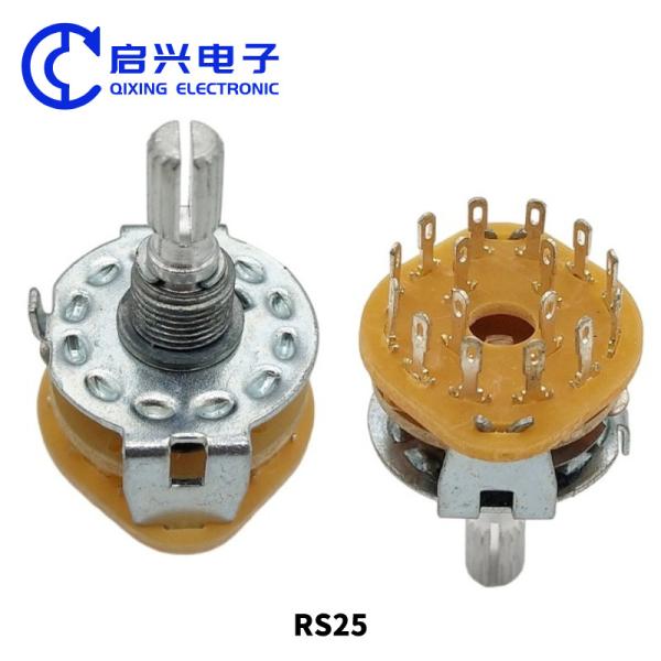 Quality RS25 Generic Selector Band Rotary Switches Band Switch DC30V 0.3A for sale