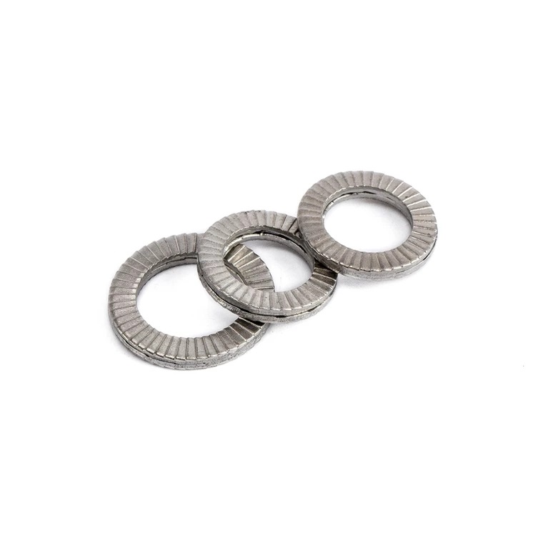 Anti Loosing and Secure Fastening with 65Mn Double Fold Self Locking Washer DIN25201