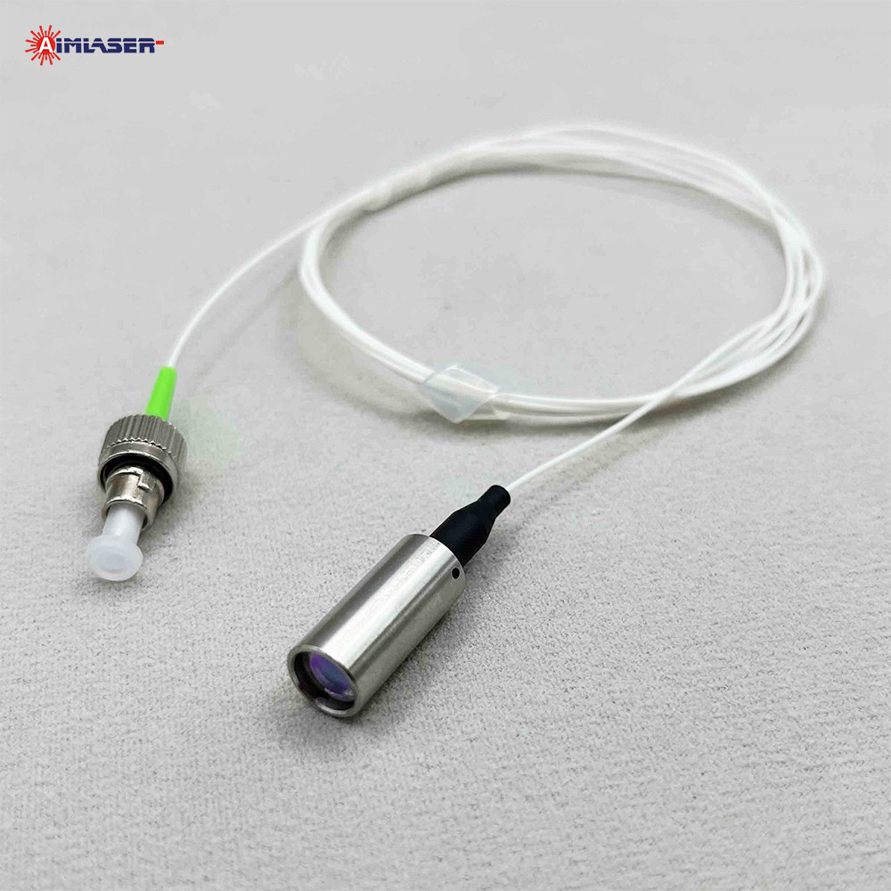 405nm Single Mode Fiber Optic Collimator 100mm Distance 3.4x14mm Package with FC PC APC LC Connector