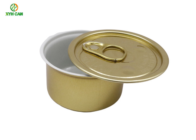 CMYK 4C 0.19mm Tinplate Round Tin Cans for Food Container Offset Printing