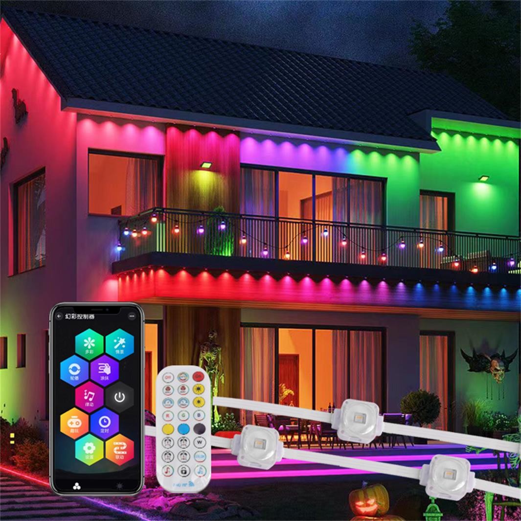 Outdoor magic RGB SMD5050 1.5W DC24V Operating Voltage Smart home pixel eave lights