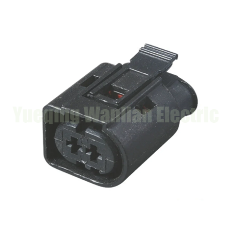 1-967412-2 0-965695-1 Black 2 Pin Automotive Connector Female Housing Adapte 3.5 Series