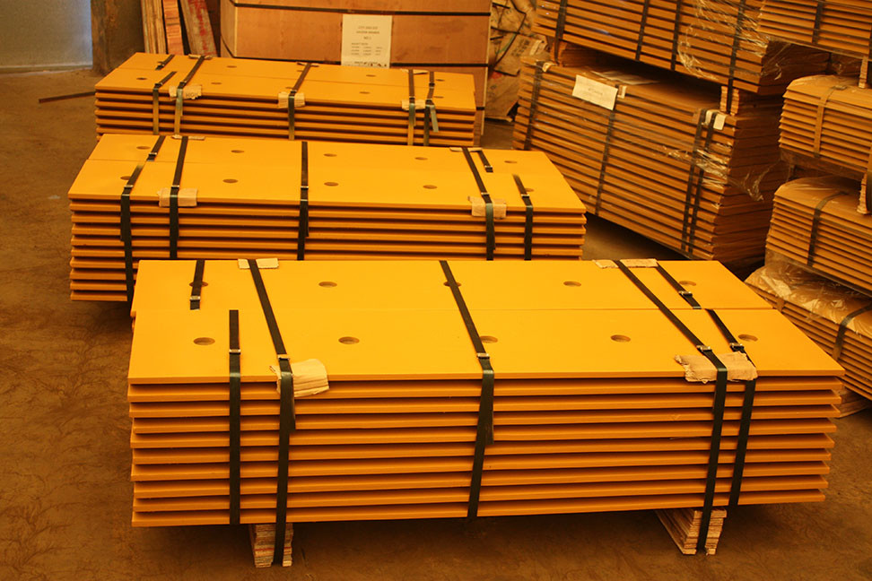 Wheel Loader Grade Blade 6Y5540 , Double Beveled Cutting Edges