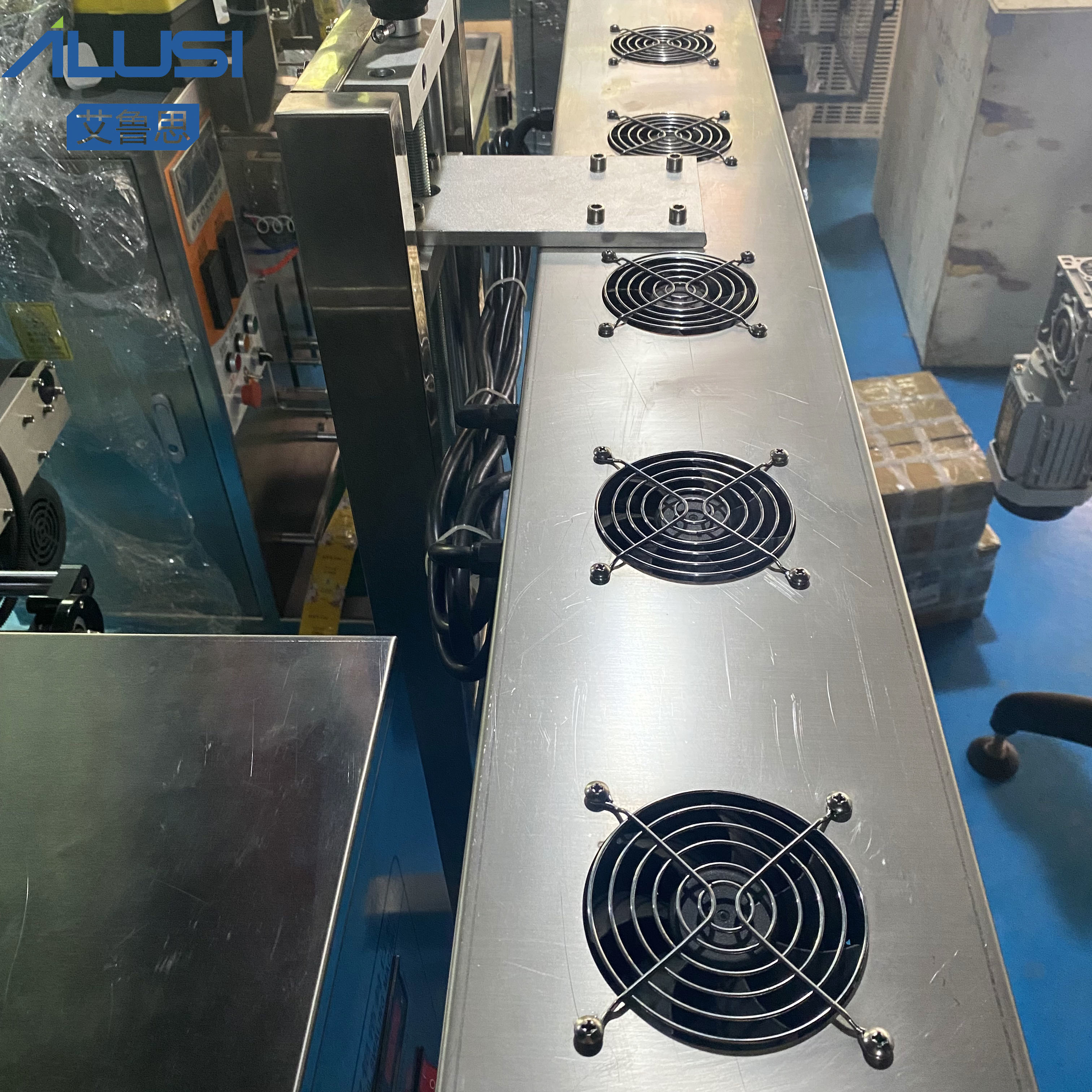 Snack Plastic Bottle Cap Aluminum Foil Sealing Machine Automatic Continuous Electromagnetic Induction