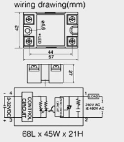 LED Solid State Miniature Relays Low Power Ag Contact Point Material ≤10mS On Off Time