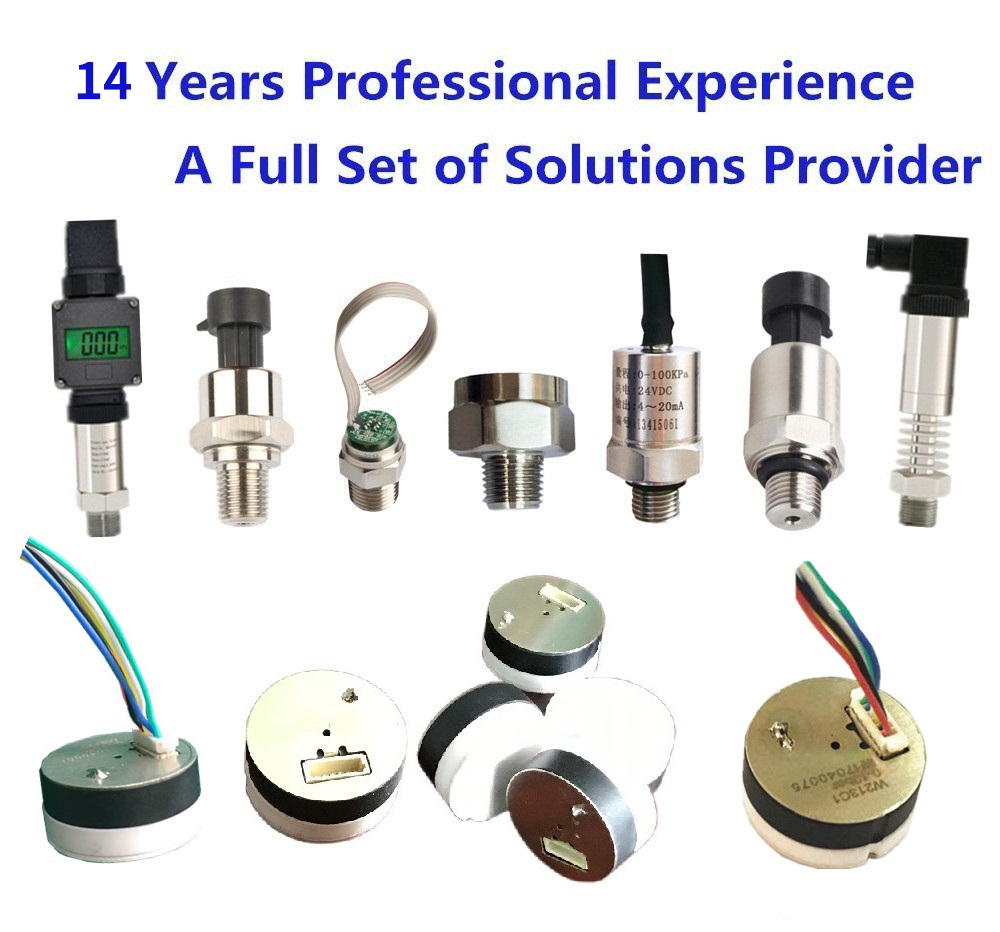 Low Cost Water Air Pressure Sensor With I2C 0.5-4.5V 0-10V 4-20mA Output